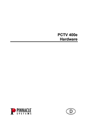 Pinnacle PCTV Sat Pro PCI Bedienungsanleitung