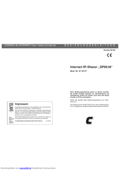Conrad SP861A Bedienungsanleitung