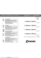 Conrad USB 124 Bedienungsanleitung