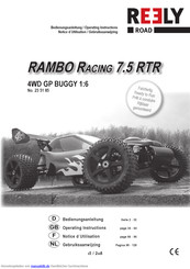 Reely RAMBO Racing 7.5 RTR Bedienungsanleitung