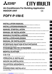 Mitsubishi Electric CITY MULTI PDFY-P-VM-E Installationshandbuch