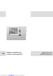 Dimplex ZL 150 Bedienungs- Und Installationsanleitung