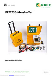 Bender PEM735 Handbuch