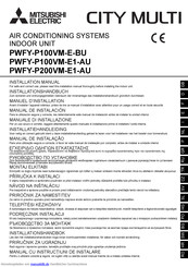 Mitsubishi Electric City MULTI PWFY-P100VM-E1-AU Installationshandbuch