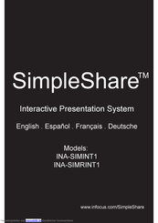 InFocus SimpleShare INA-SIMRINT1 Bedienungsanleitung