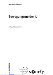 Somfy IO Kurze Installationsanleitung