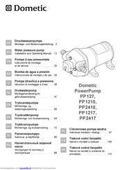Dometic PowerPump PP 2417 Montage- Und Bedienungsanleitung