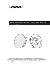 Bose Virtually Invisible 791 serie II Bedienungsanleitung