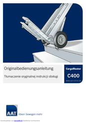 AAT CargoMaster C400 Original Bedienungsanleitung