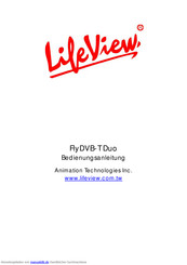 LifeView FlyDVB-T Duo Bedienungsanleitung
