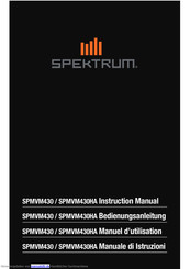 Spektrum SPMVM430 Bedienungsanleitung