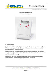 Conatex Mesura Bedienungsanleitung
