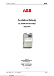 ABB DM2100 Betriebsanleitung