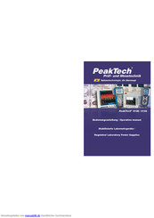 PeakTech 6140 Bedienungsanleitung