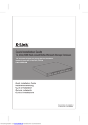 D-Link DNS-1550-04 Installationsanleitung