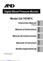 AND UA-767 NFC Bedienungsanleitung