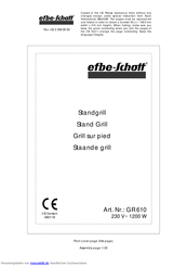 EFBE-SCHOTT GR 610 Handbuch