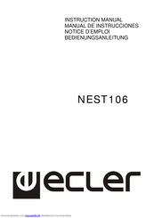 Ecler NEST106 Bedienungsanleitung
