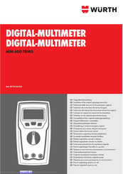 wurth MM 600 TRMS Originalbetriebsanleitung