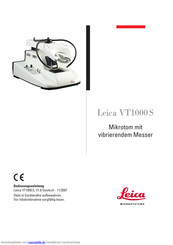 Leica VT1000 S Bedienungsanleitung