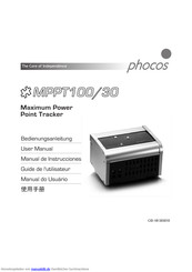 Phocos MPPT100/30 Bedienungsanleitung