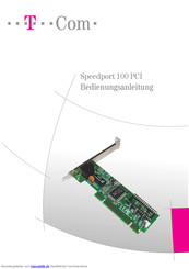 T-COM Speedport 100 PCI Bedienungsanleitung