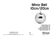 JBSystems Light Mirror Ball 10cm Bedienungsanleitung