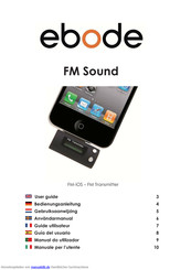 Ebode FM Sound Bedienungsanleitung