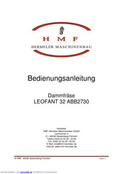 HMF LEOFANT 32 ABB2730 Bedienungsanleitung