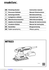 Maktec MT923 Betriebsanleitung