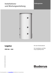 Buderus Logalux PSP 1500 Installation Und Wartung