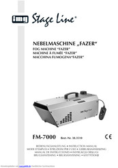 IMG STAGE LINE FAZER FM-7000 Bedienungsanleitung