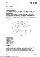 Jung ..2178 ORTS Serie Bedienungsanleitung