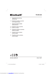 EINHELL TC-EH 250 Originalbetriebsanleitung