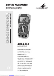 Monacor DMT-2010 Bedienungsanleitung