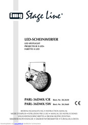 IMG STAGE LINE PARL-36DMX/SW Bedienungsanleitung