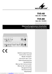 Monacor TVS-80 Bedienungsanleitung