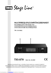 IMG STAGE LINE TXS-870 Bedienungsanleitung
