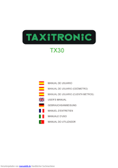 Taxitronic TX30-C-01 Gebrauchsanweisung