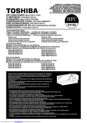 Toshiba RAS-M14GACV-E Installations-Handbuch