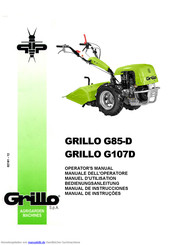 Grillo G107D Bedienungsanleitung