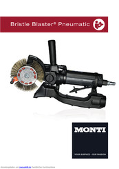 Monti Bristle Blaster Pneumatic Betriebsanleitung