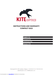 Kite Optics COMPACT 8X23 Anweisungen Und Garantie