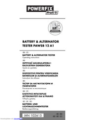Powerfix Profi PAWSB 12 A1 Bedienungsanleitung