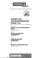 Powerfix Profi PAWSB 12 A1 Bedienungsanleitung