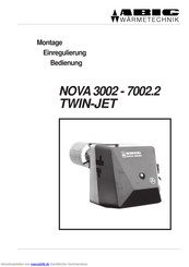 ABIG Wärmetechnik NOVA 7002.2 ZVH Montage, Bedienung