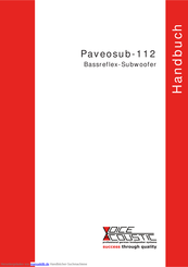 Voice-Acoustic Paveosub-112 Handbuch