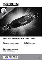 Parkside PFBS 160 A1 Bedienungs- Und Sicherheitshinweise