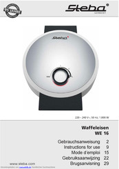 Steba WE 16 Gebrauchsanweisung