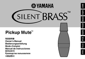 Yamaha Silent BRASS Pickup Mute PM2 Bedienungsanleitung